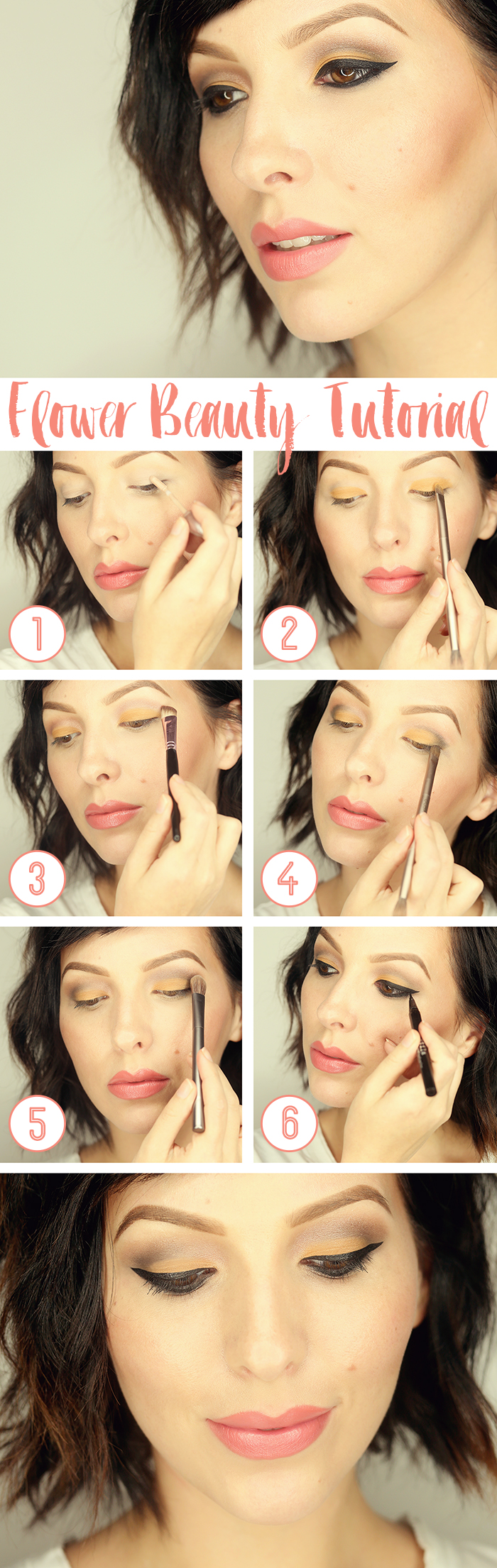 flower beauty makeup tutorial
