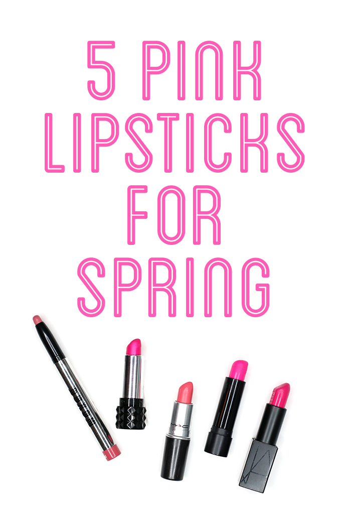 5 pink lipsticks to try for spring