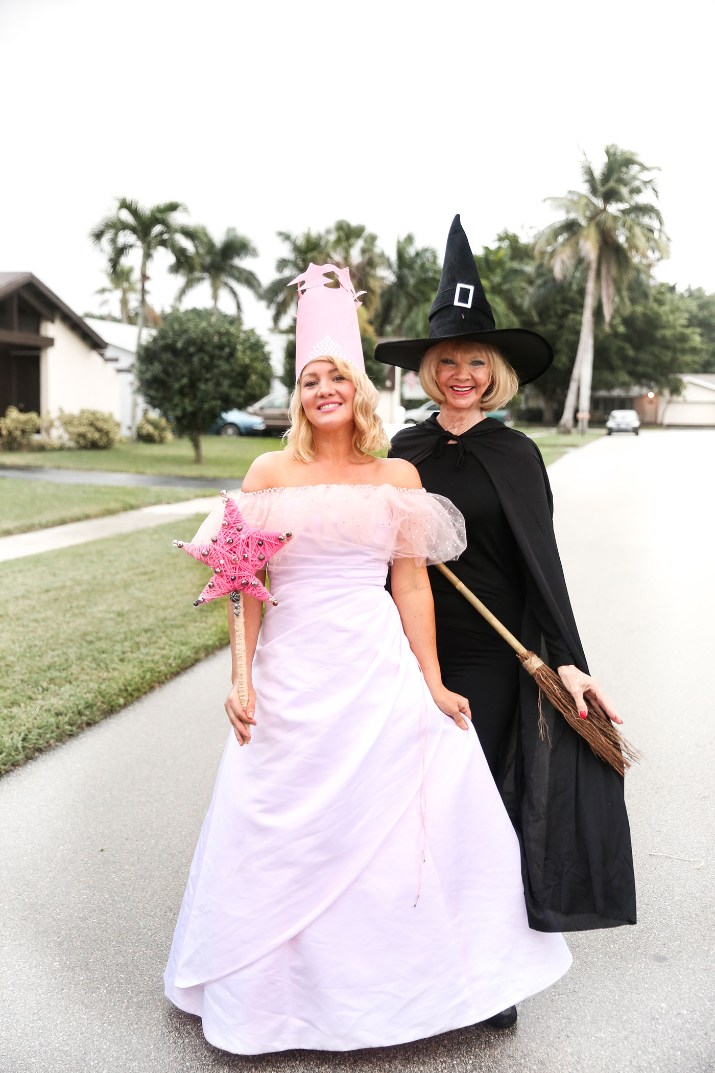 Glinda The Good Witch and The Wicked Witch Of The West costumes