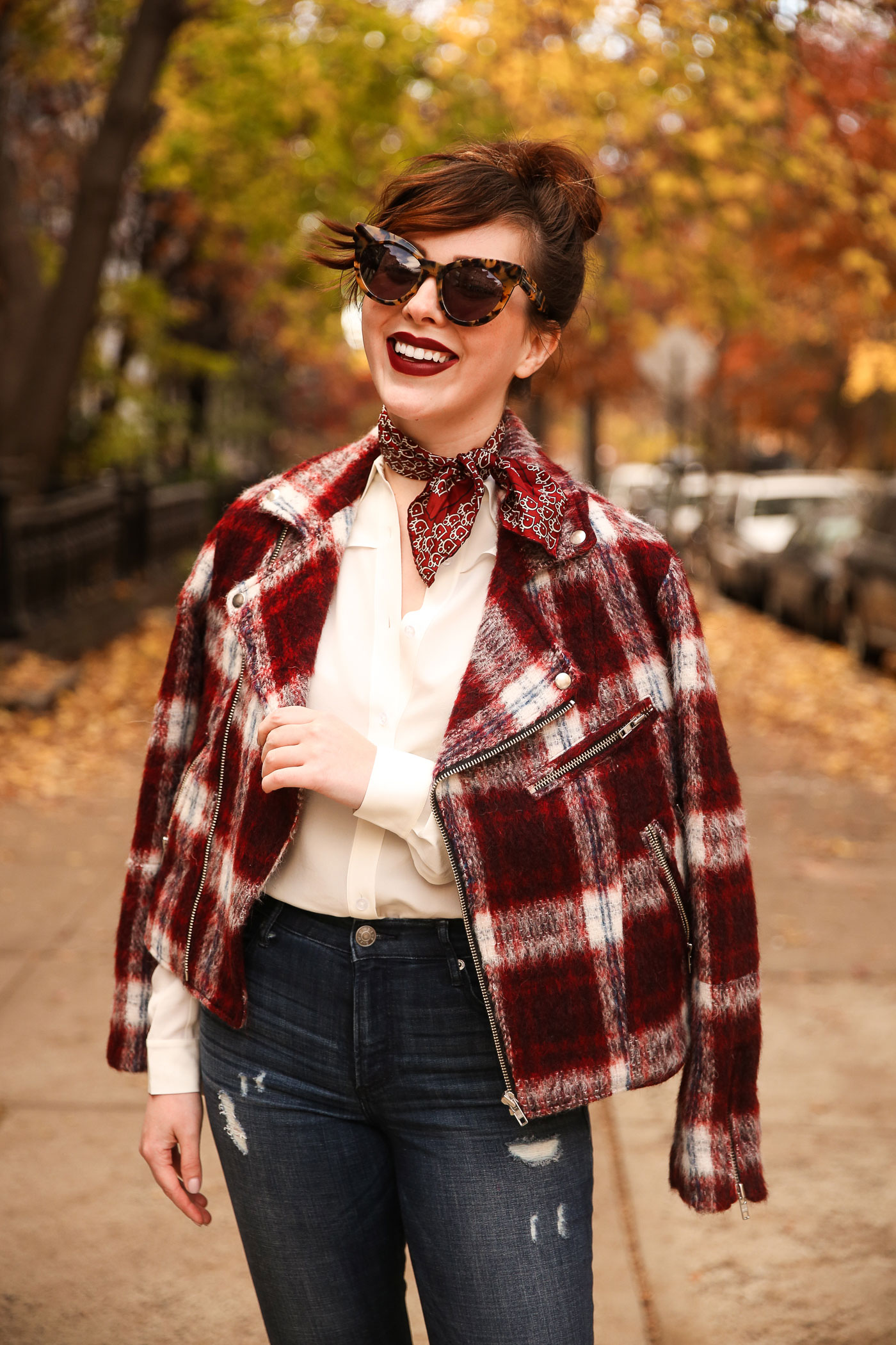 slate and stone plaid moto jacket, free people strappy mary janes