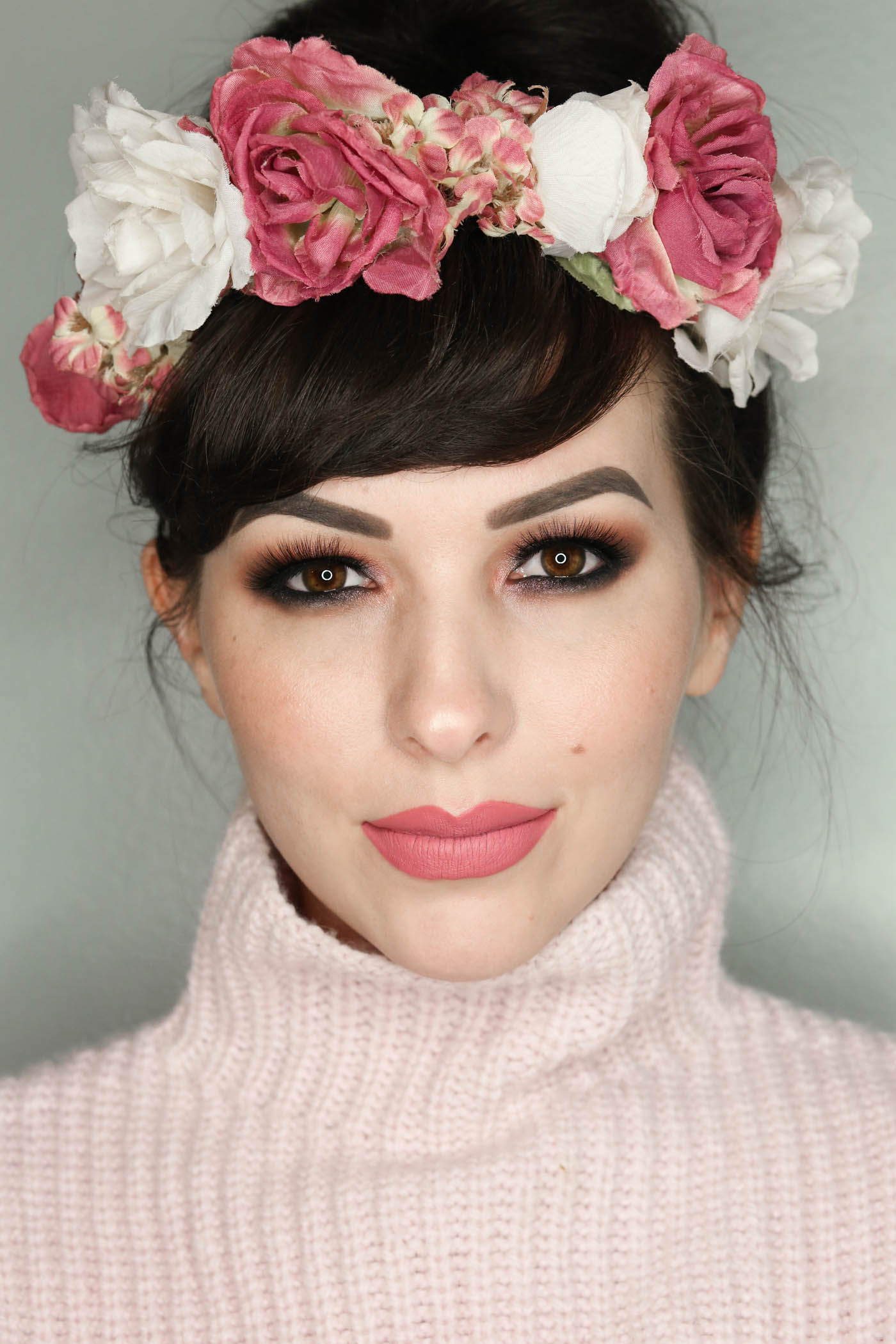 warm smoky eye tutorial / Valentine's Day Makeup Look