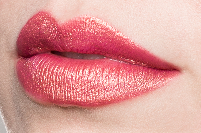 keiko lynn aromi rose gold liquid lipstick swatch