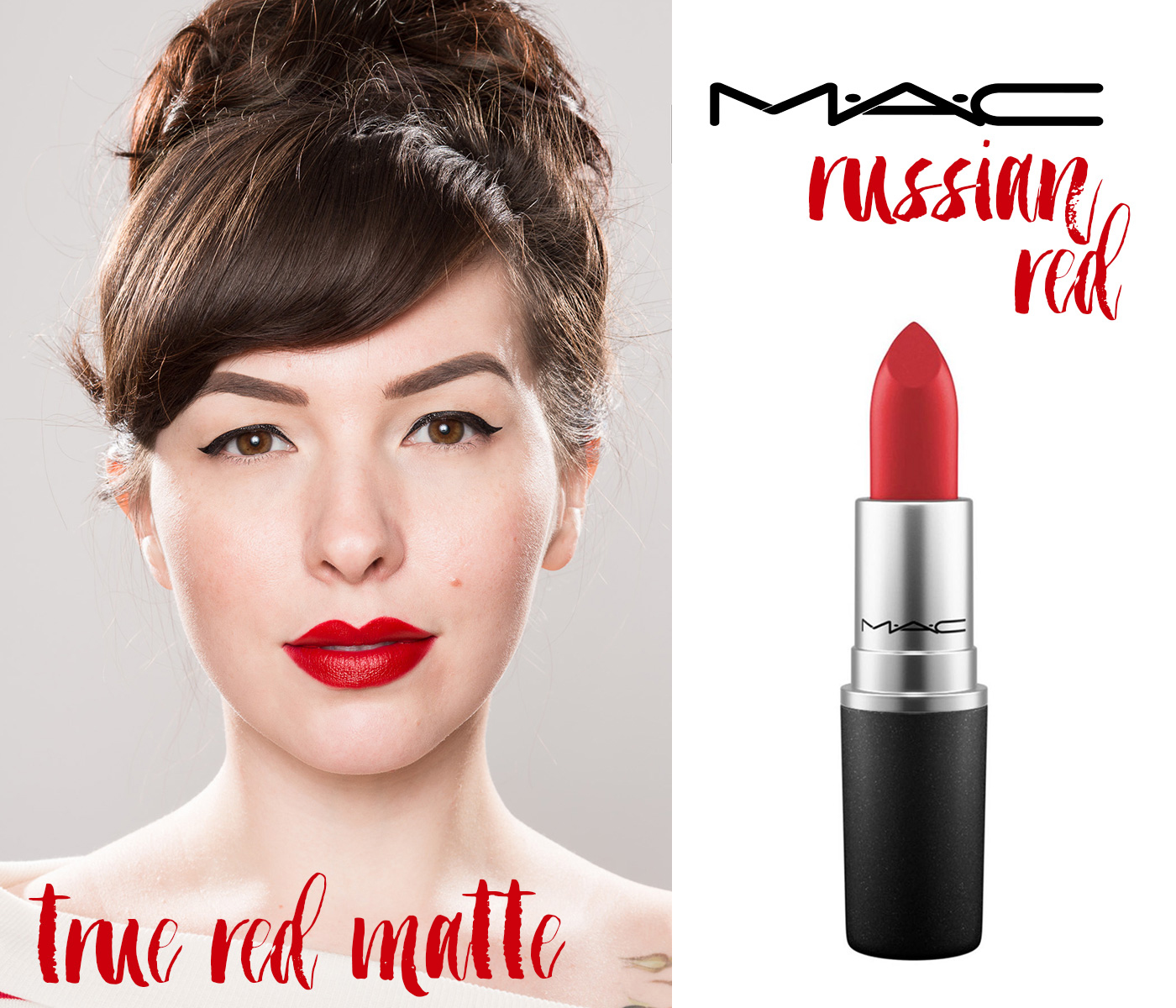 finding the perfect red lipstick: mac russian red lipstick