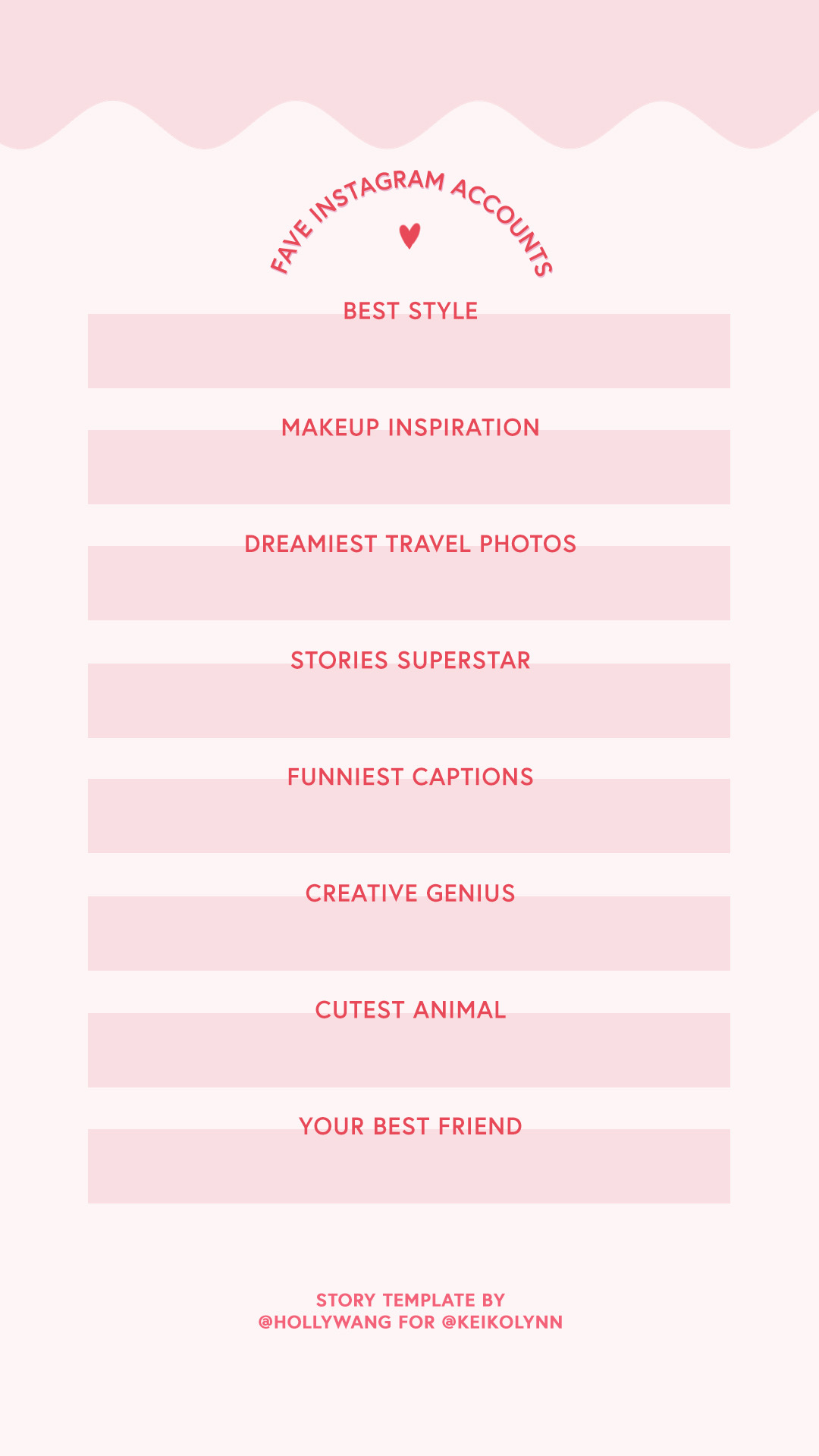 Template, Instagram Stories