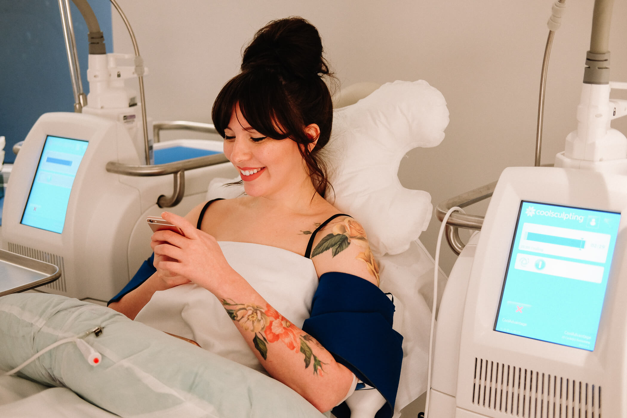 How CoolSculpting Helped with My Biggest Insecurity, CoolSculpting my arms, Laura Dyer at Dr. Amy Wechsler Dermatology