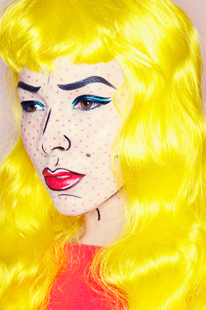 Pop-Art Makeup For Halloween