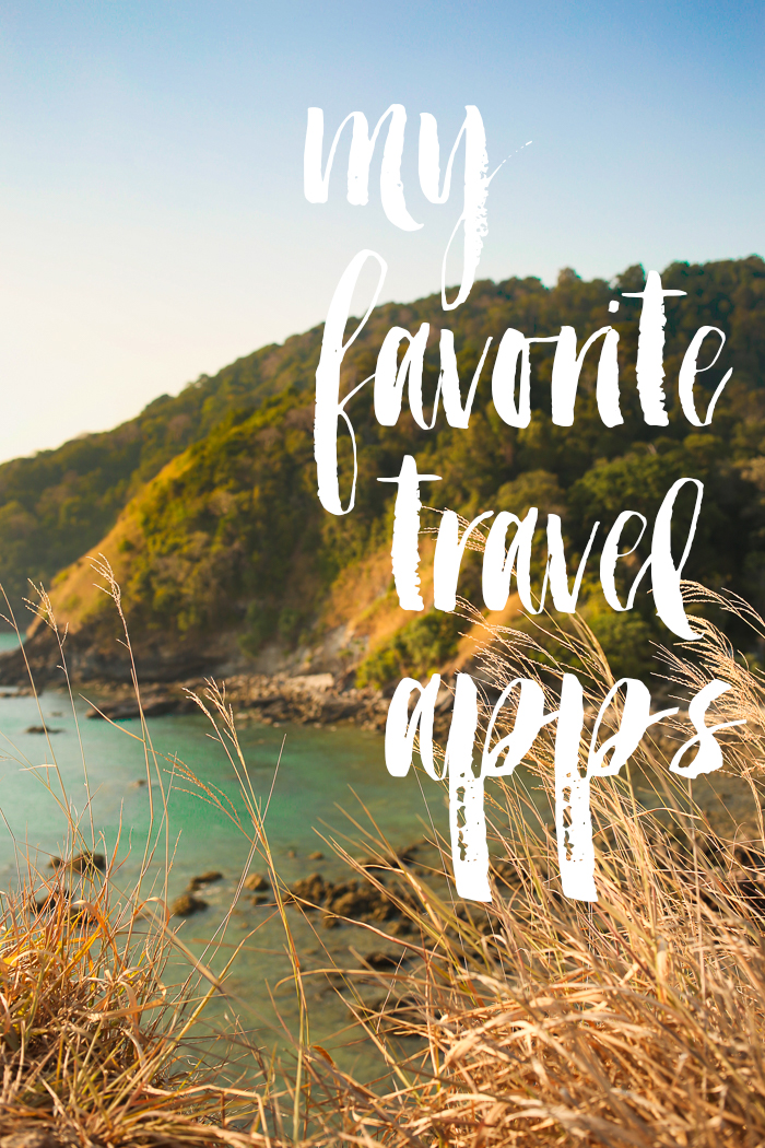 my favorite travel apps