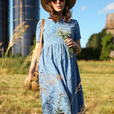 vintage feedsack dress