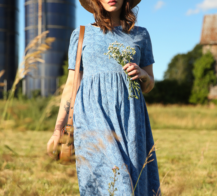 vintage feedsack dress