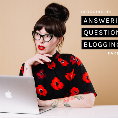 Answering Your Questions About Blogging