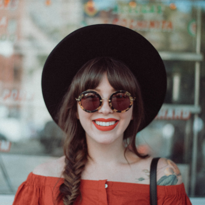 d.ra red linen dress on keiko lynn