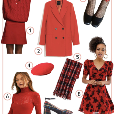 collage for Holiday Outfit Shopping Guide