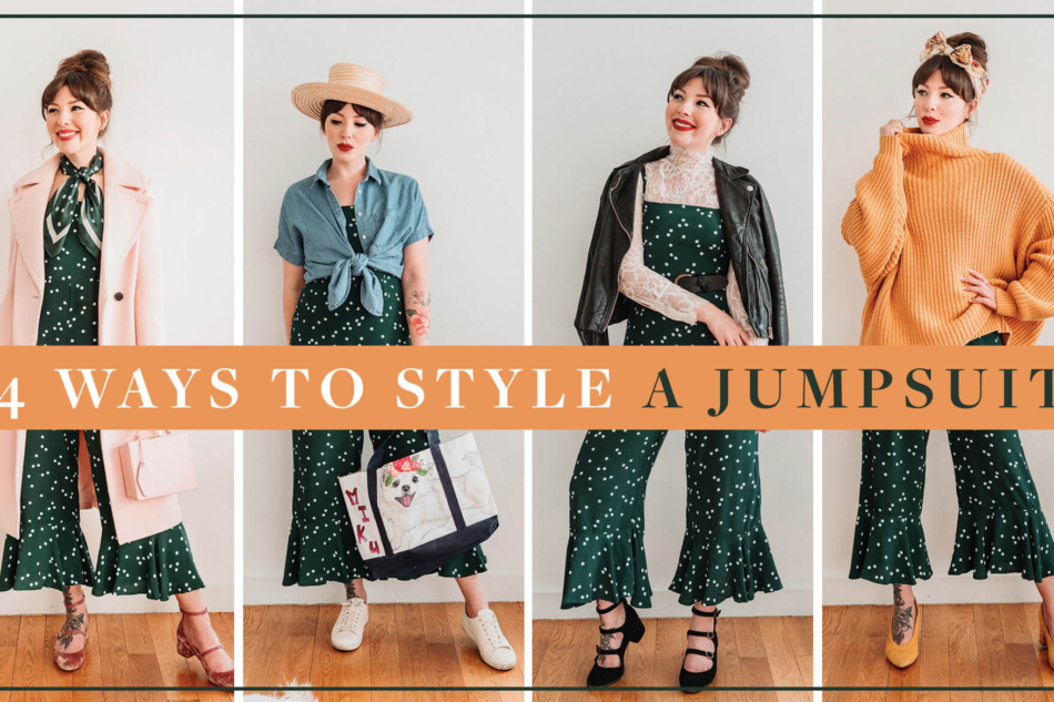 4 ways to style a jumpsuit