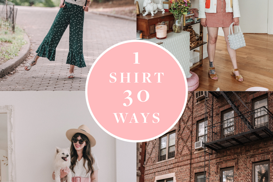 how to style one shirt 30 different ways