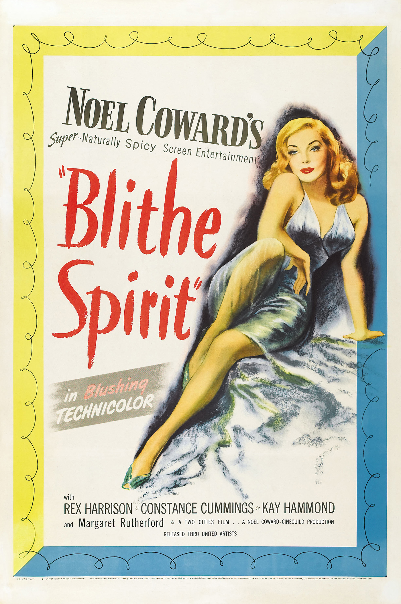 Blithe Spirit (1945, Kay Hammond, Constance Cummings, Sir Rex Harrison)