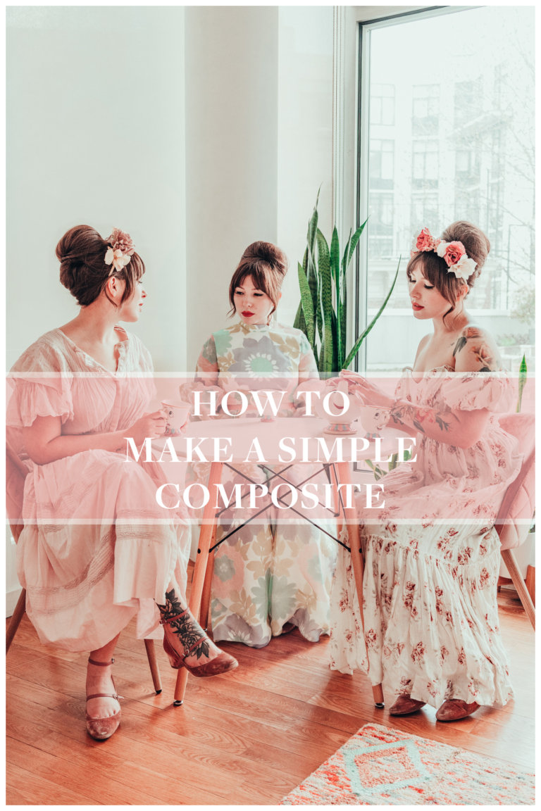 How to Make a Simple Composite (with video tutorial): Tea for Three
