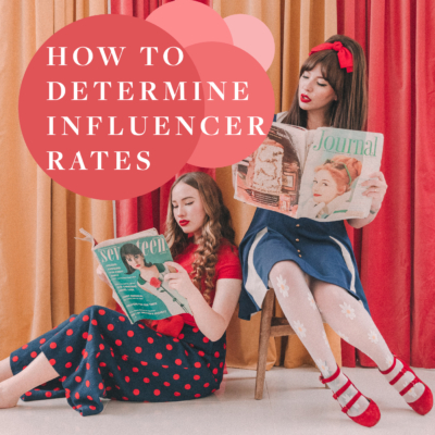 how to determine influencer rates for sponsored posts and partnerships
