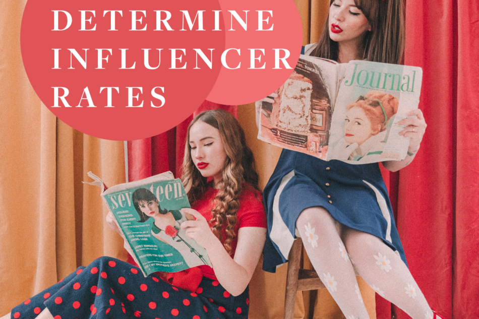 how to determine influencer rates for sponsored posts and partnerships