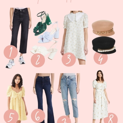 collage of Shopbop sale items
