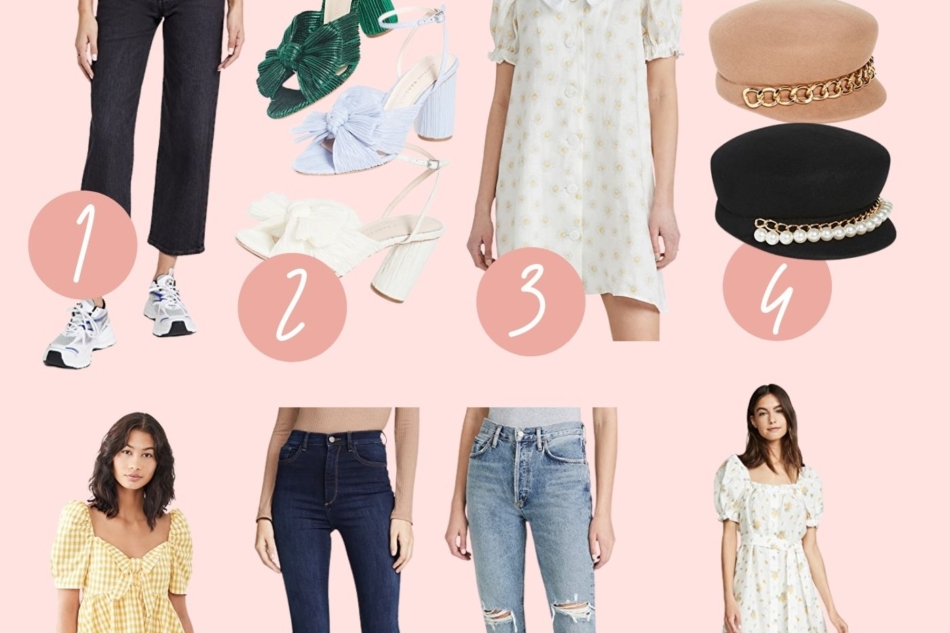 collage of Shopbop sale items