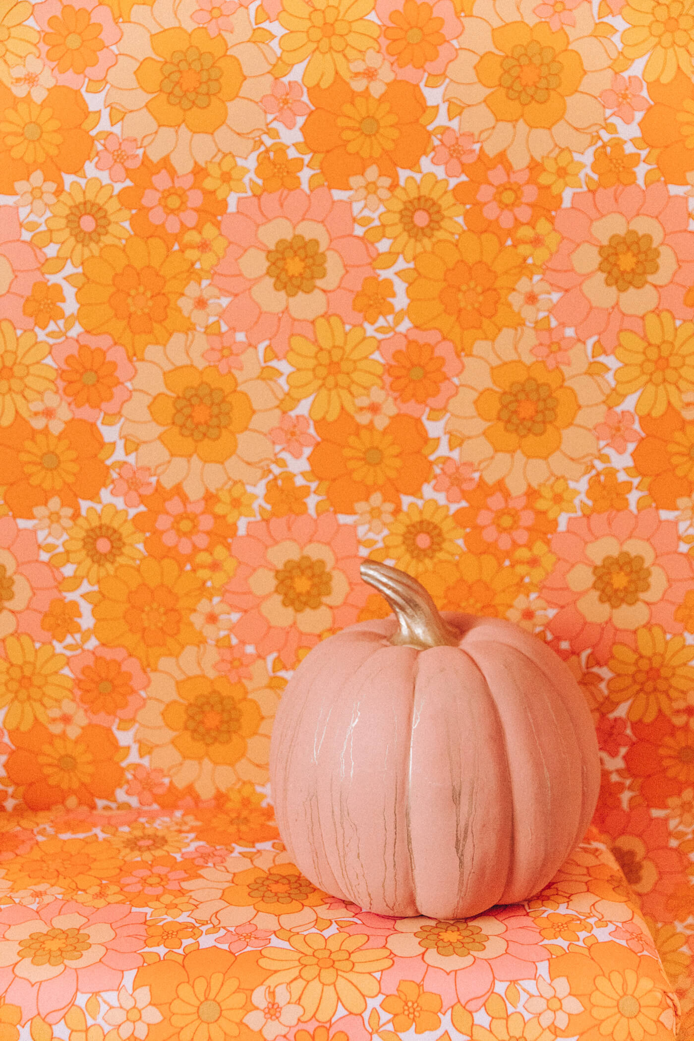 pastel pink pumpkin
