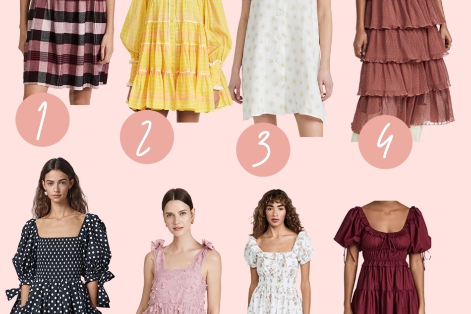 collage of dresses from Shopbop Black Friday Sale