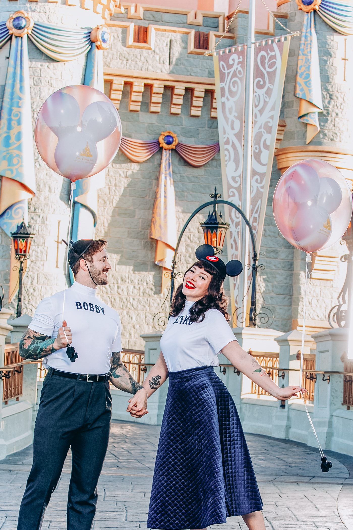 bobby and keiko in their private photo shoot at disney